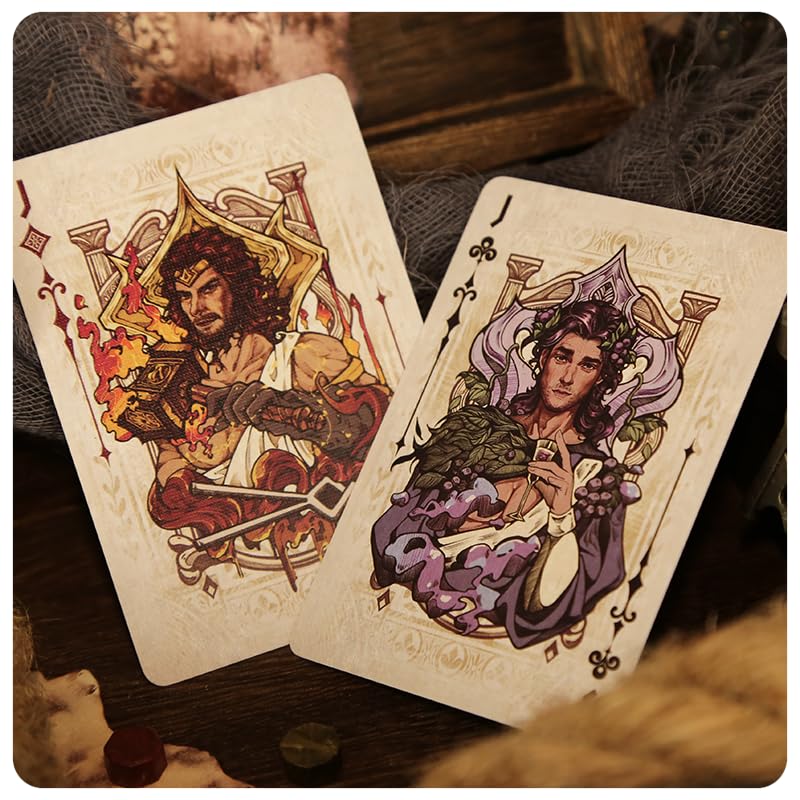 TAOYATAO Greek Mythology Playing Cards — Premium 56-Card Deck for Games, Magic & Gifting
