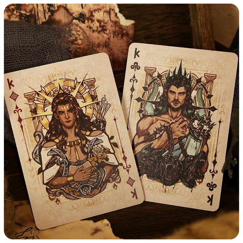 TAOYATAO Greek Mythology Playing Cards — Premium 56-Card Deck for Games, Magic & Gifting
