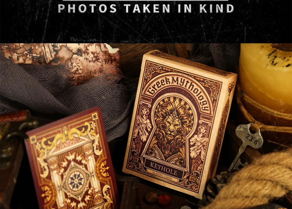 TAOYATAO Greek Mythology Playing Cards — Premium 56-Card Deck for Games, Magic & Gifting