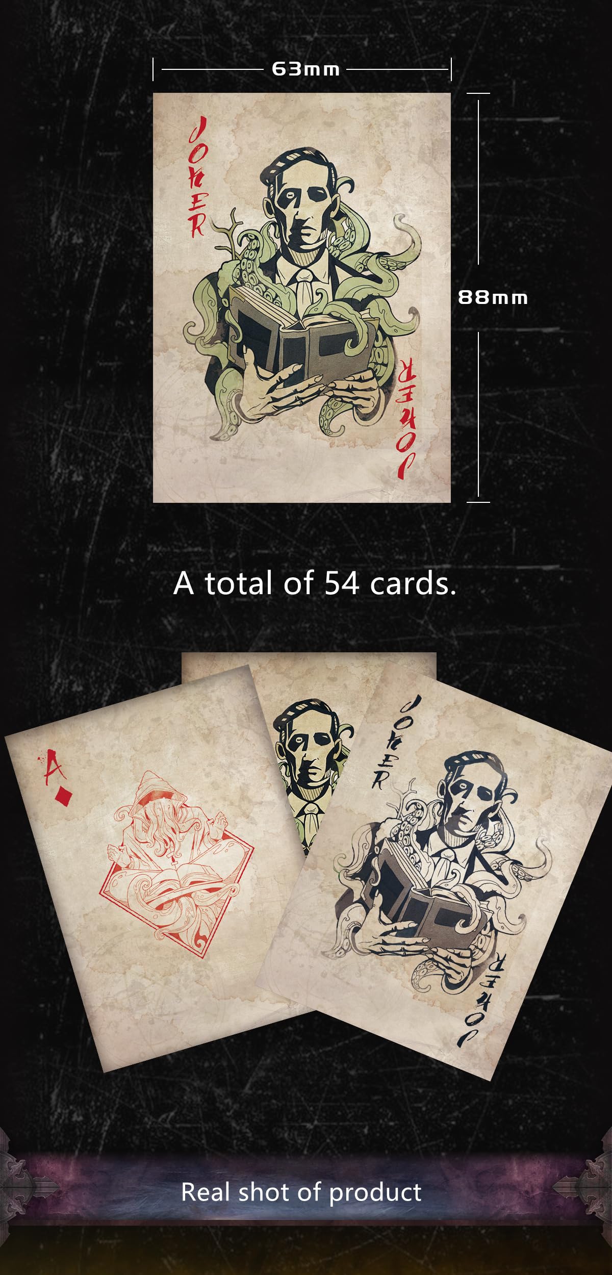 TAOYATAO Playing Cards – Cthulhu Poker Collection, Limited Edition Gift for Men & Women