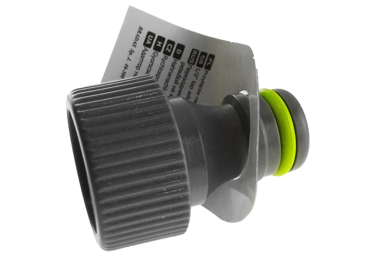 Female Tap Connector 1/2" BSPF Lime