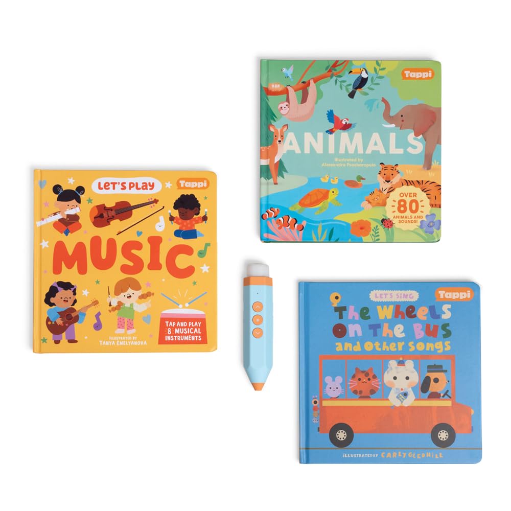 Tappi Starter Set — 1 Play Pen & 3 Interactive Books for Kids (Bundle & Save 15%)