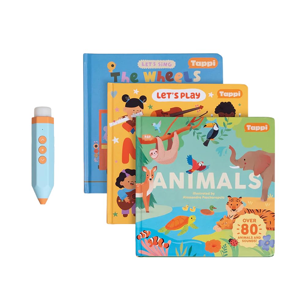 Tappi Starter Set — 1 Play Pen & 3 Interactive Books for Kids (Bundle & Save 15%)