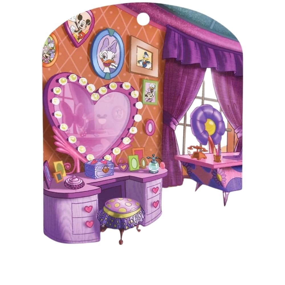 Tara Toys Minnie Mouse Stick N Play - 25ct Reusable Puffy Stickers & Double-Sided Scene
