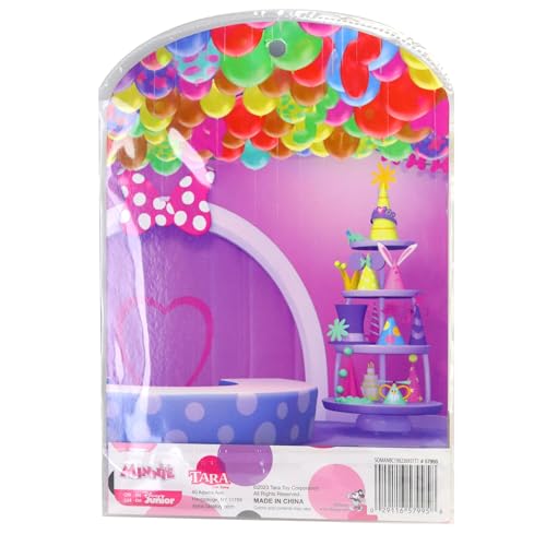 Tara Toys Minnie Mouse Stick N Play - 25ct Reusable Puffy Stickers & Double-Sided Scene