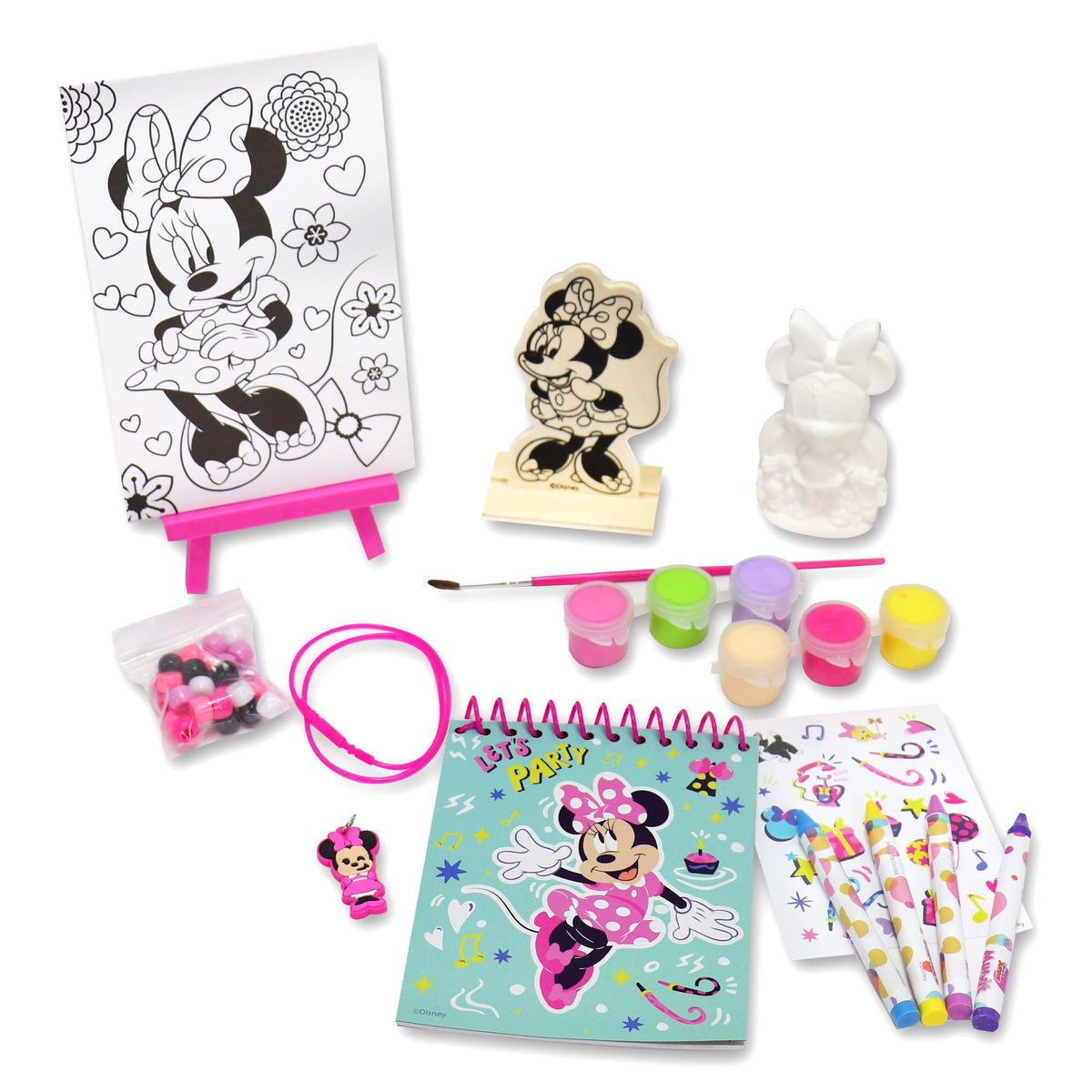 Tara Toys Minnie Mouse 5-in-1 Creativity Tub | 3+ Arts & Crafts Kit