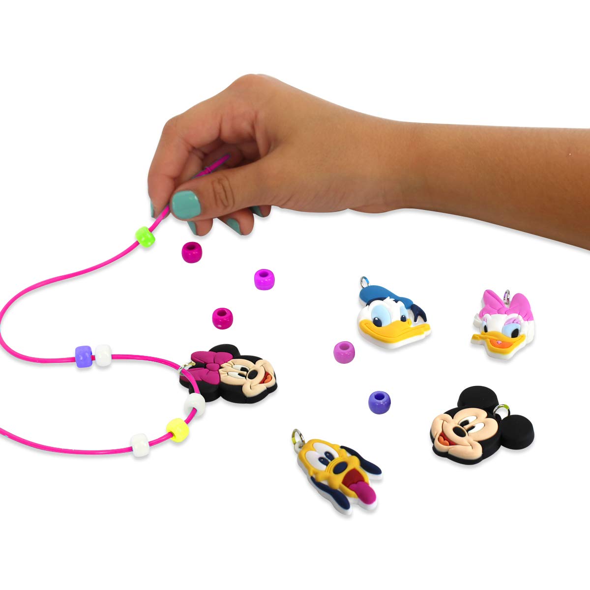 Tara Toys Minnie Mouse Necklace Activity Set | Creative Bead Jewelry Kit for Kids