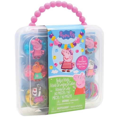 Tara Toys Peppa Necklace Activity Set | 5 DIY Jewelry Kits for Kids 3+