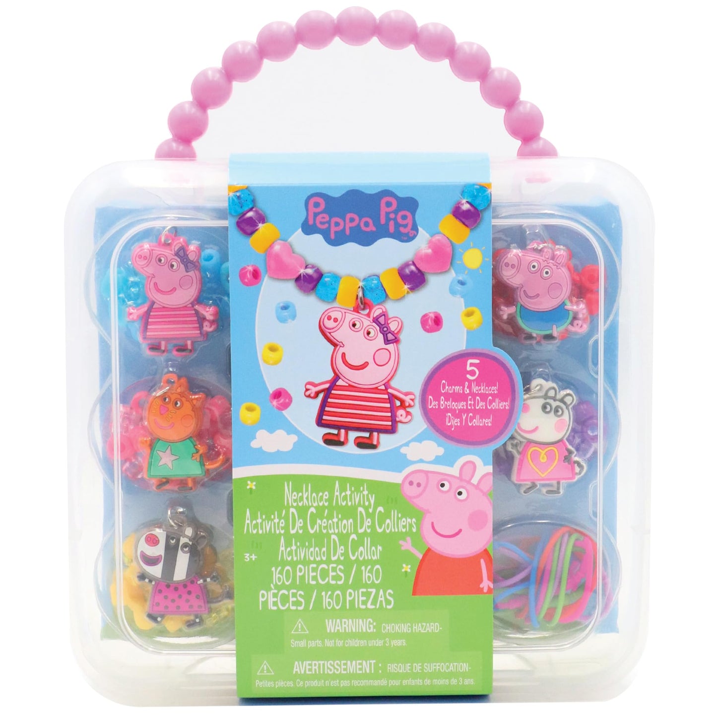 Tara Toys Peppa Necklace Activity Set | 5 DIY Jewelry Kits for Kids 3+