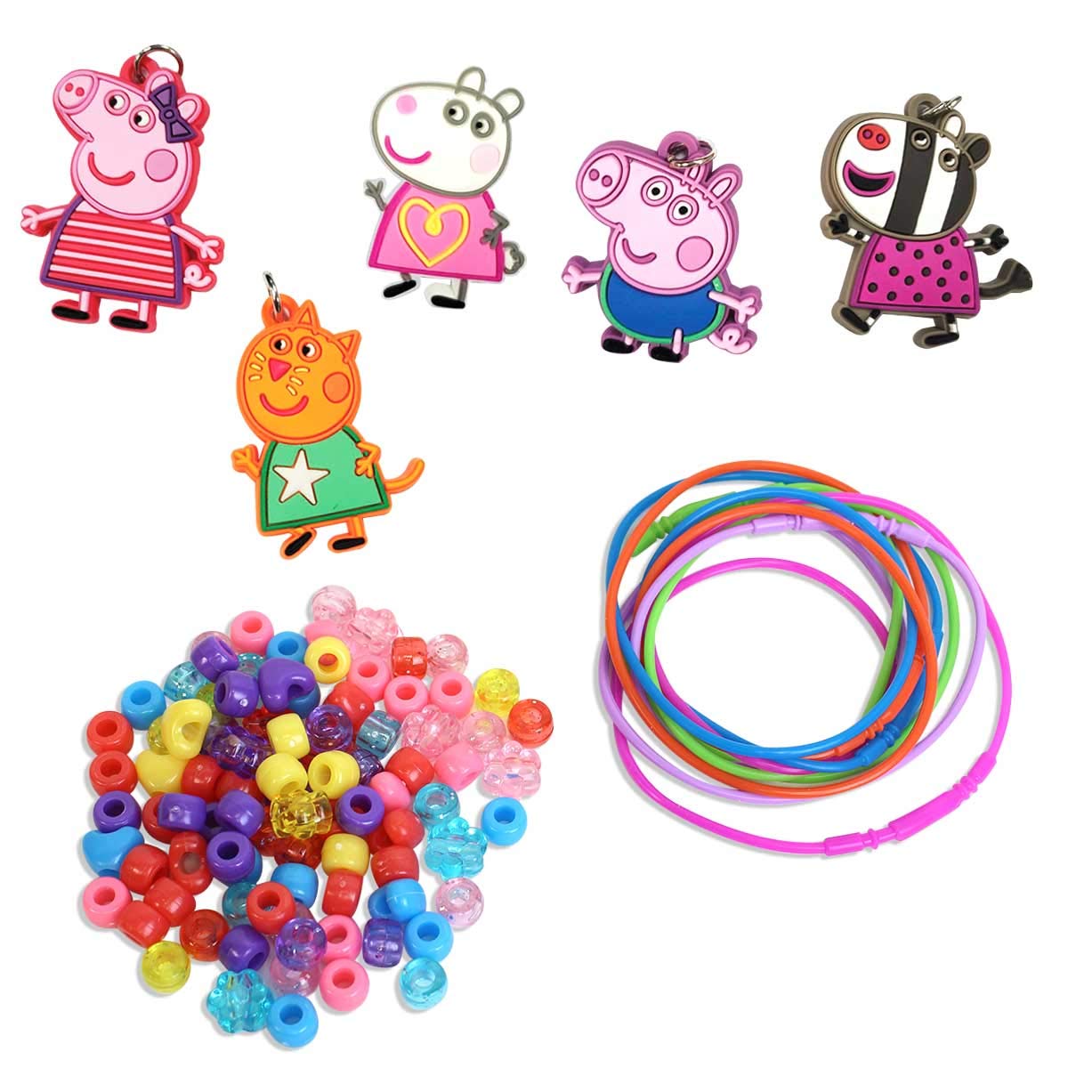 Tara Toys Peppa Necklace Activity Set | 5 DIY Jewelry Kits for Kids 3+