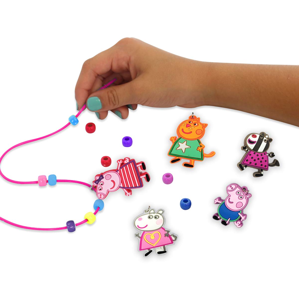 Tara Toys Peppa Necklace Activity Set | 5 DIY Jewelry Kits for Kids 3+