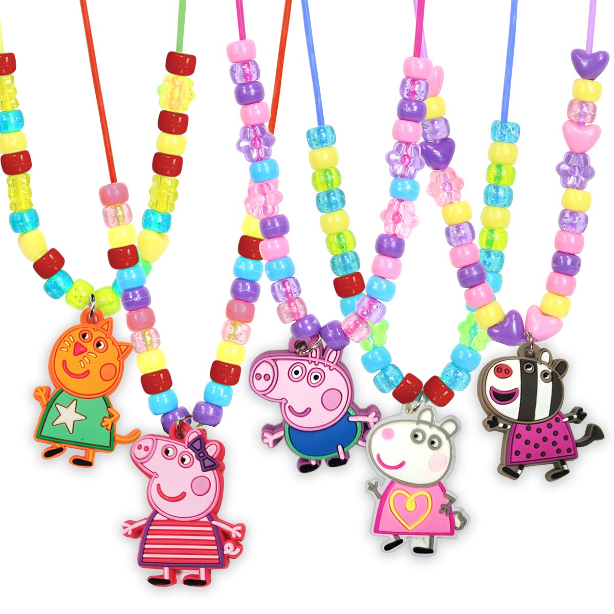 Tara Toys Peppa Necklace Activity Set | 5 DIY Jewelry Kits for Kids 3+