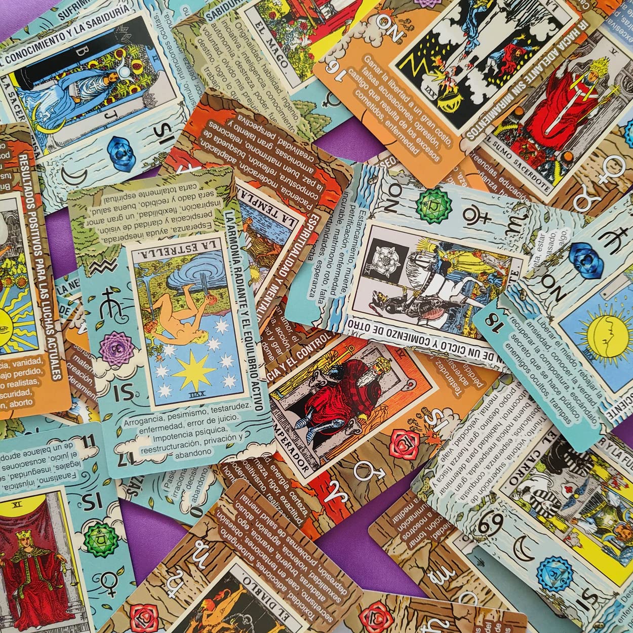 Tarotika Tarot Cards for Beginners – Learn Tarot Deck with On-Card Meanings