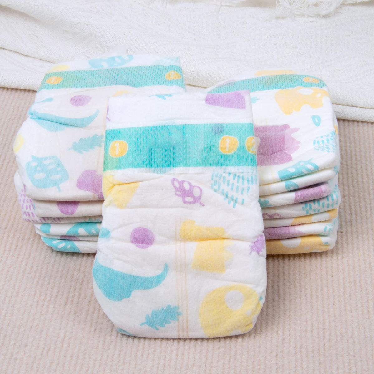 TatuDoll 14-Piece Reusable Diaper Set for 17-24 Inch Reborn Dolls
