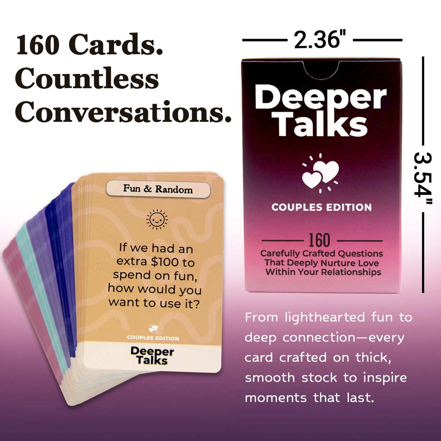 Taxhtext Couples Games — 160 Cards for Deeper Connection & Relationship Conversation Starters