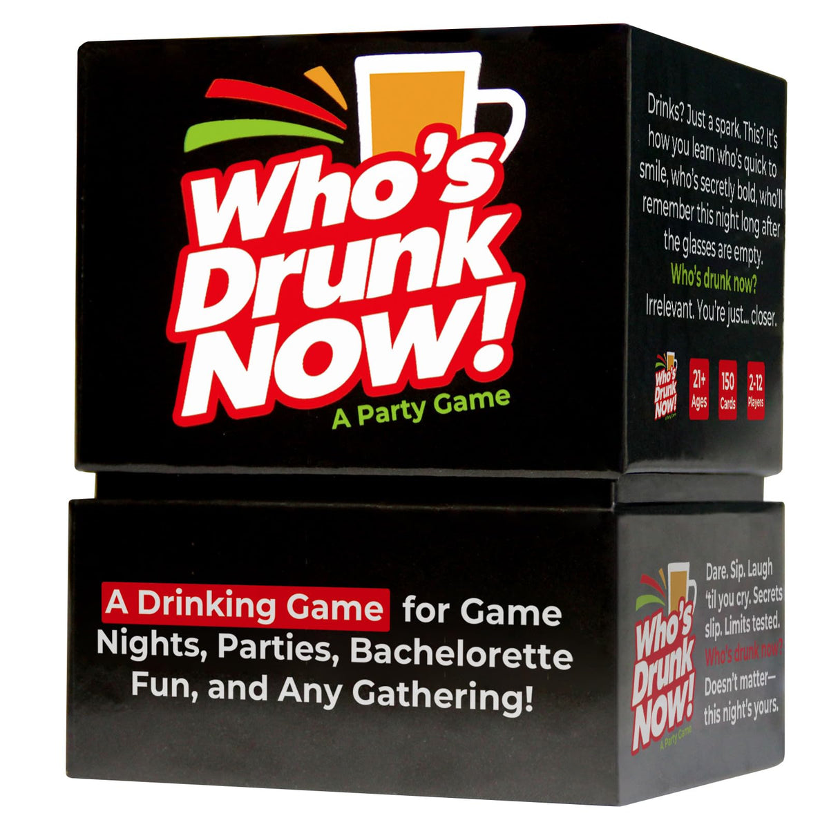 Taxhtext Drinking Games for Party Night – 150 Hilarious Cards for 2+ Players (21+)