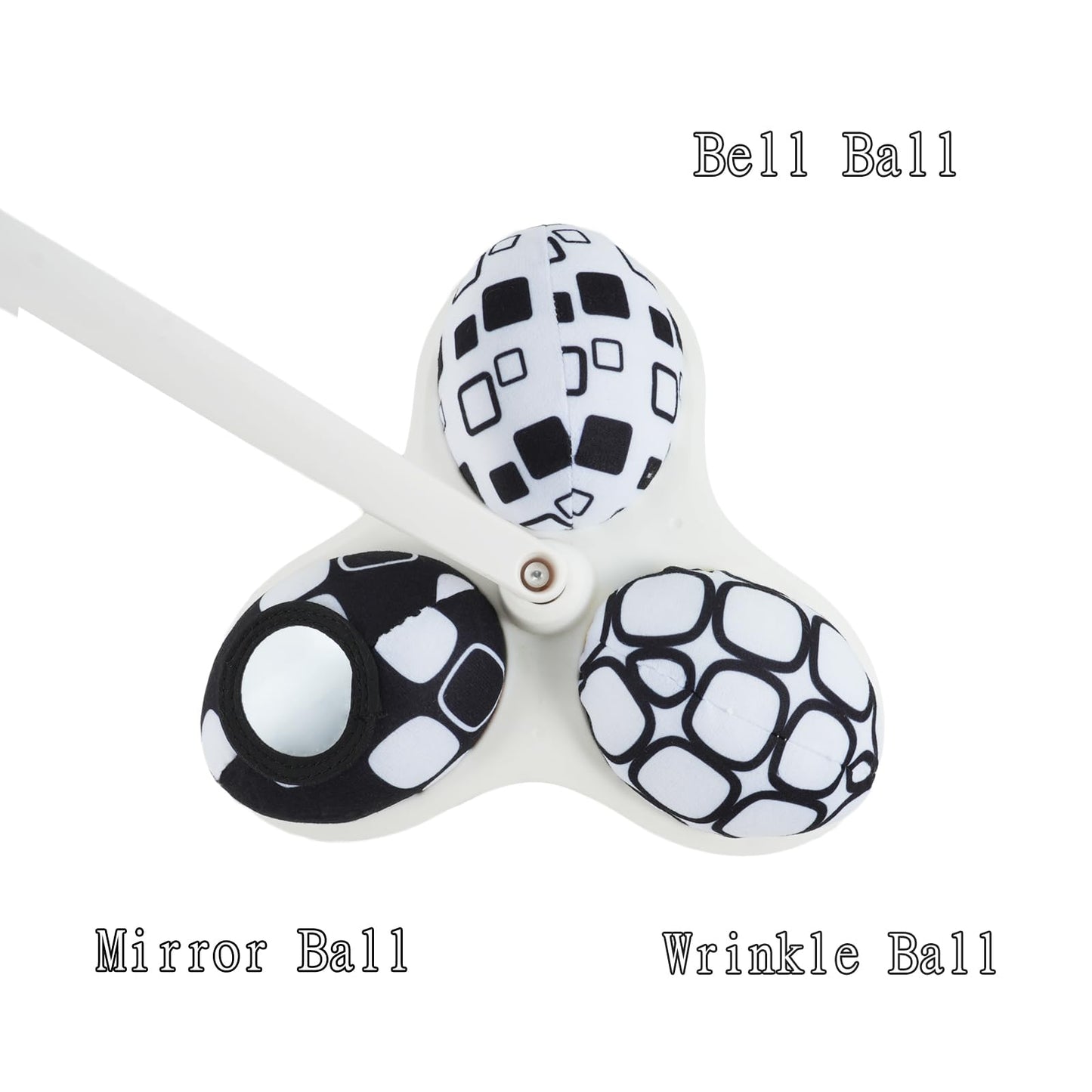 Tayerop Replacement Balls for Mamaroo Swing — 3-Pack Interactive Plush Balls