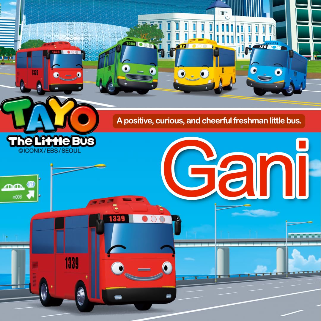 Gani Pull-Back Toy Car | Tayo the Little Bus 120 – Friends Series