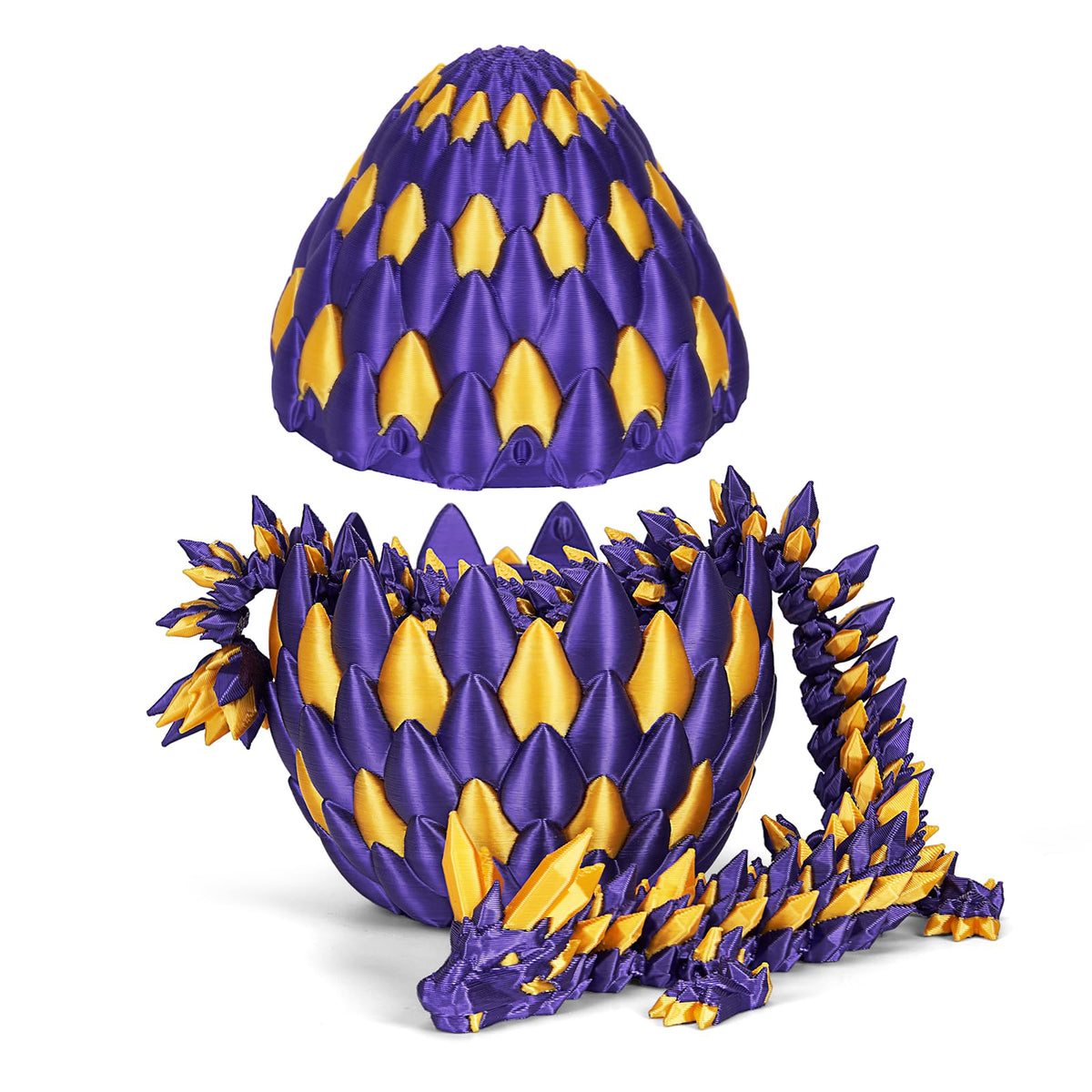 TBOLINE 3D Printed Dragon Eggs with Articulated Dragon Inside | Desk Decor & Gifts