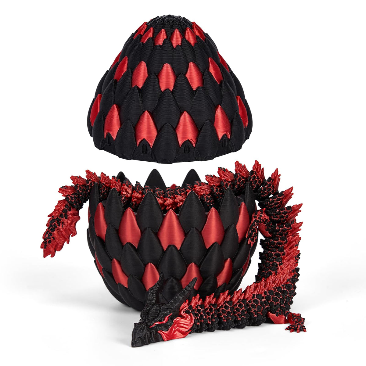 TBOLINE 3D Printed Dragon Eggs with Articulated Dragon Inside | Easter Gifts & Desk Toys