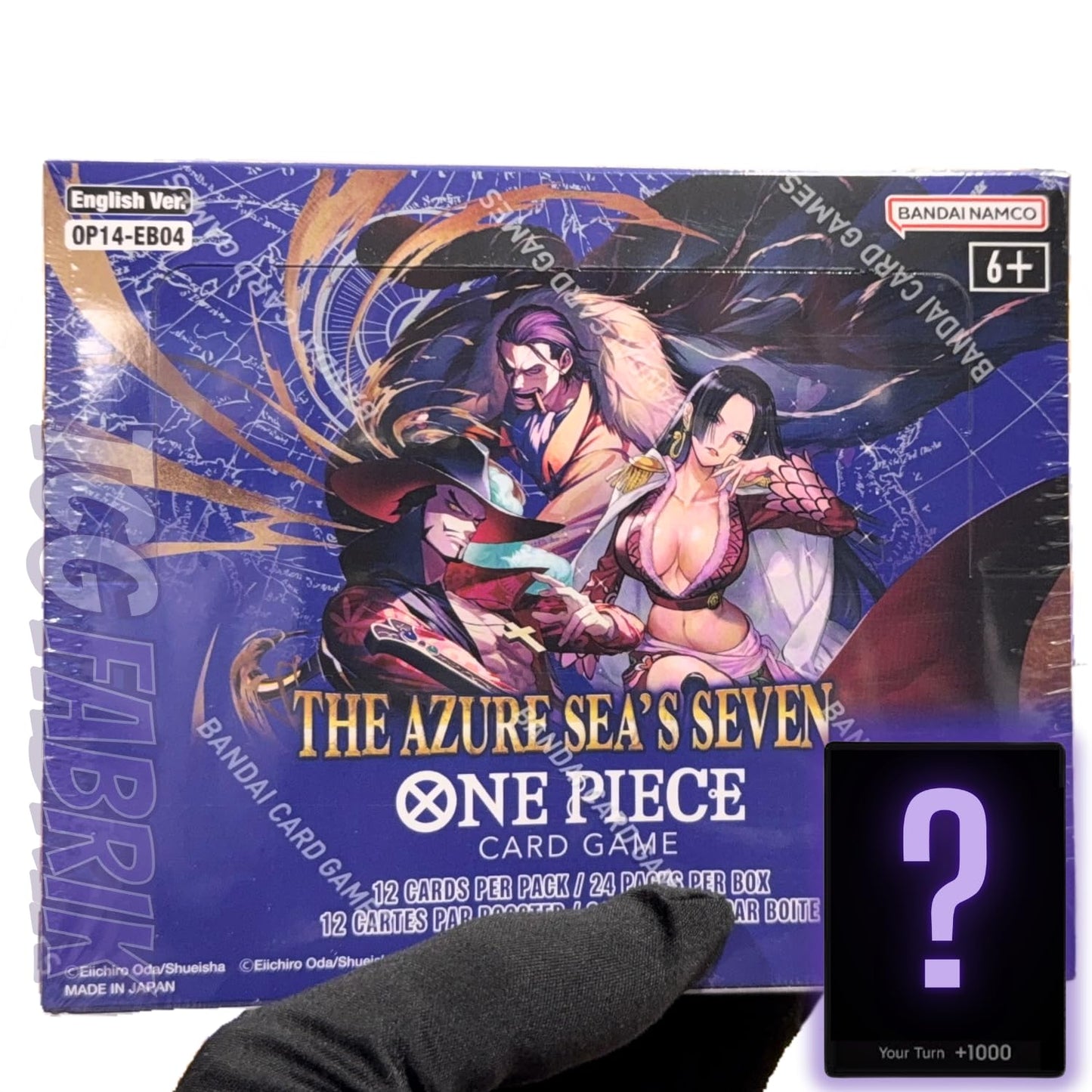 OP14 Azure Sea's Seven Booster Box Display | TCG Fabrik