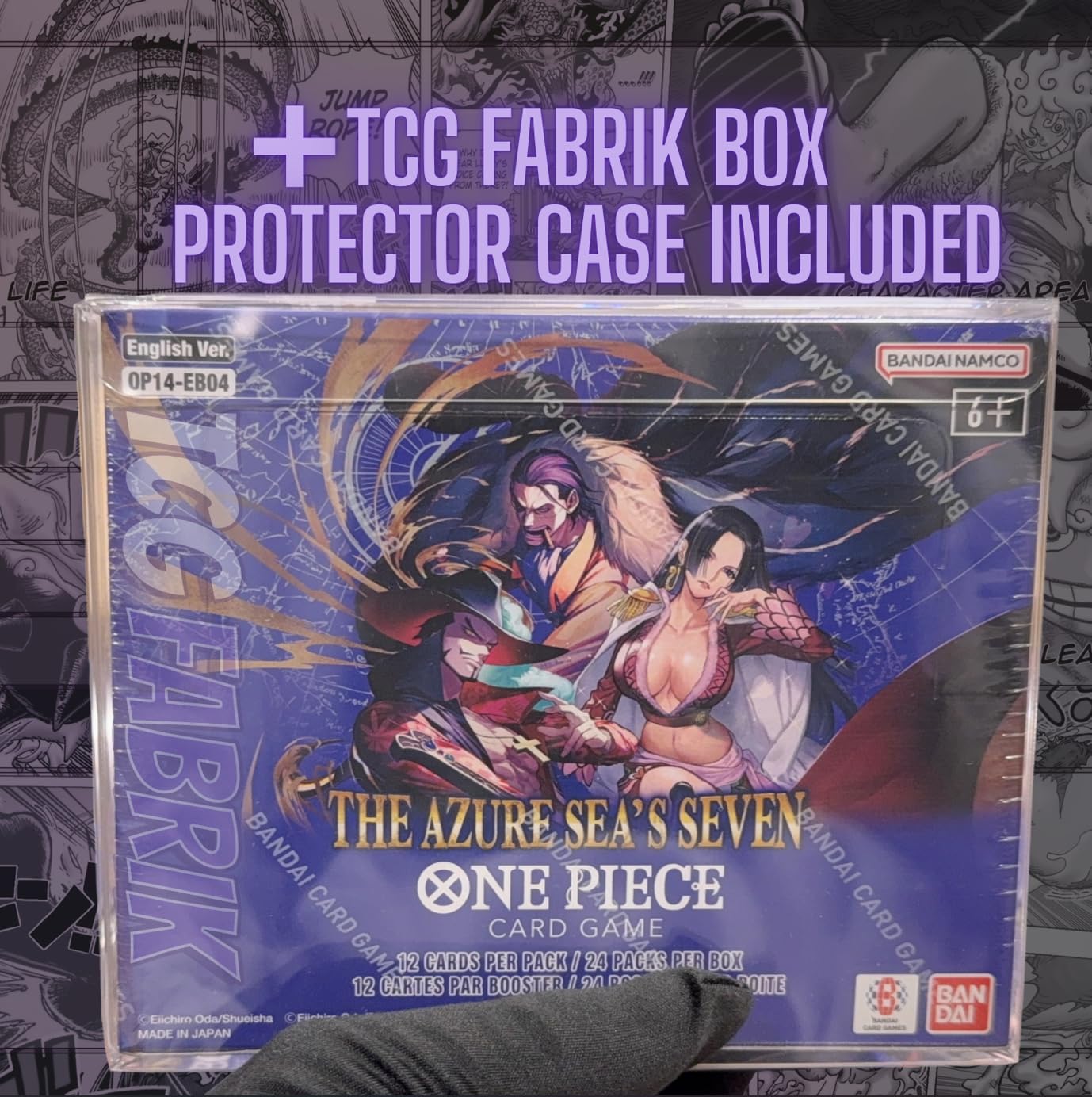OP14 Azure Sea's Seven Booster Box Display | TCG Fabrik
