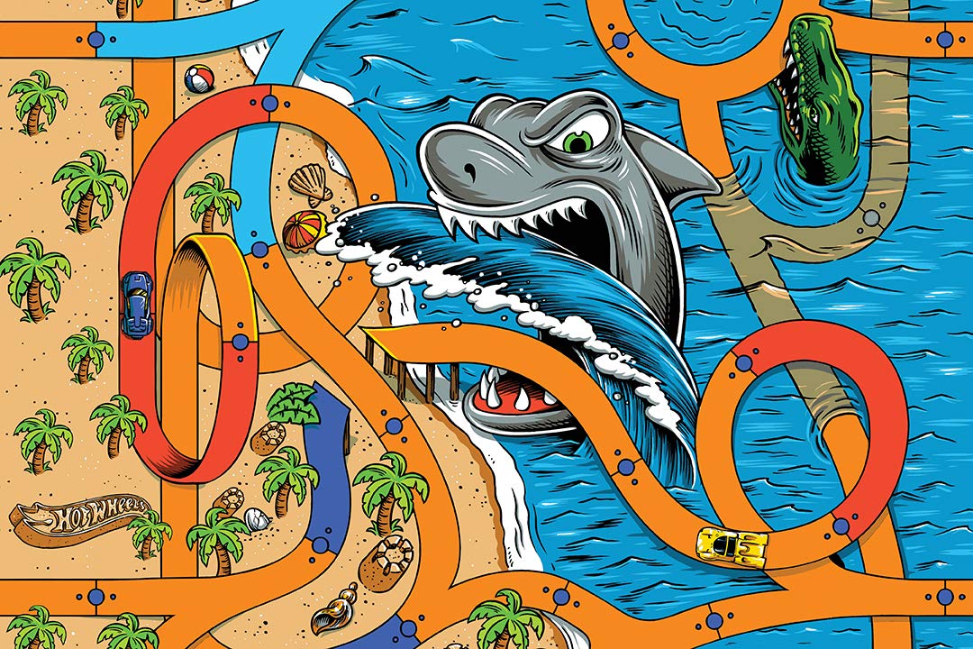 Hot Wheels Floor Puzzle for Kids – 36 Pieces | TCG Toys