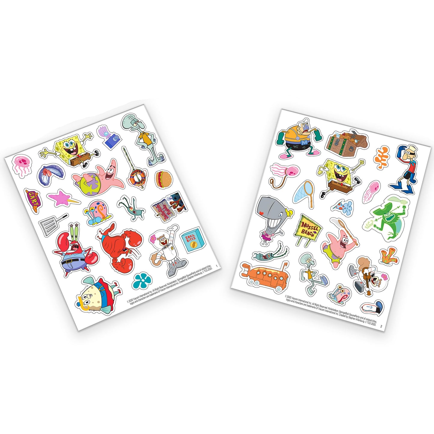 TCG Toys SpongeBob Magnetic Creations Tin — Dress Up Magnets & Storage Tin for Travel