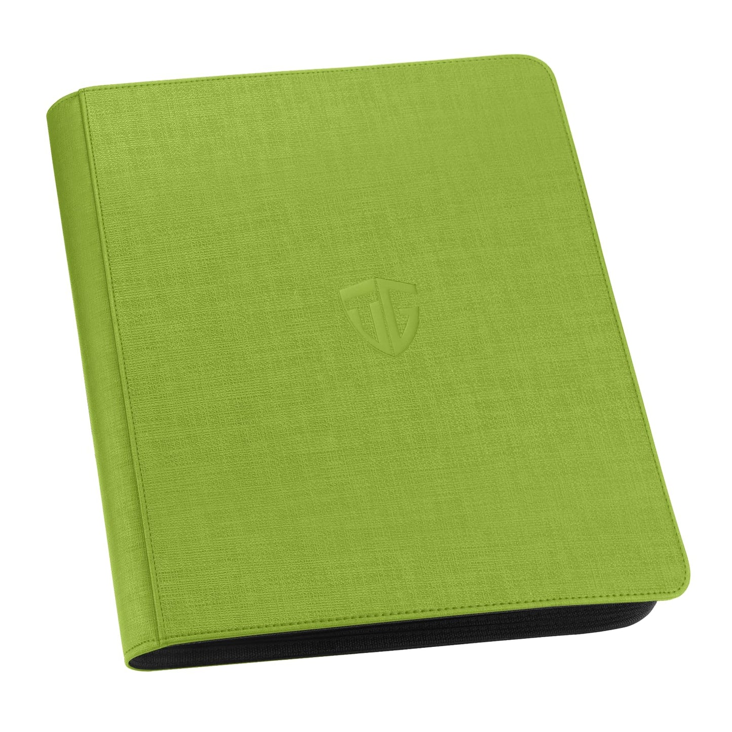 TCGUARD Toploader Binder – 216-Card Capacity, 9-Pocket 3x4 Toploaders, Green