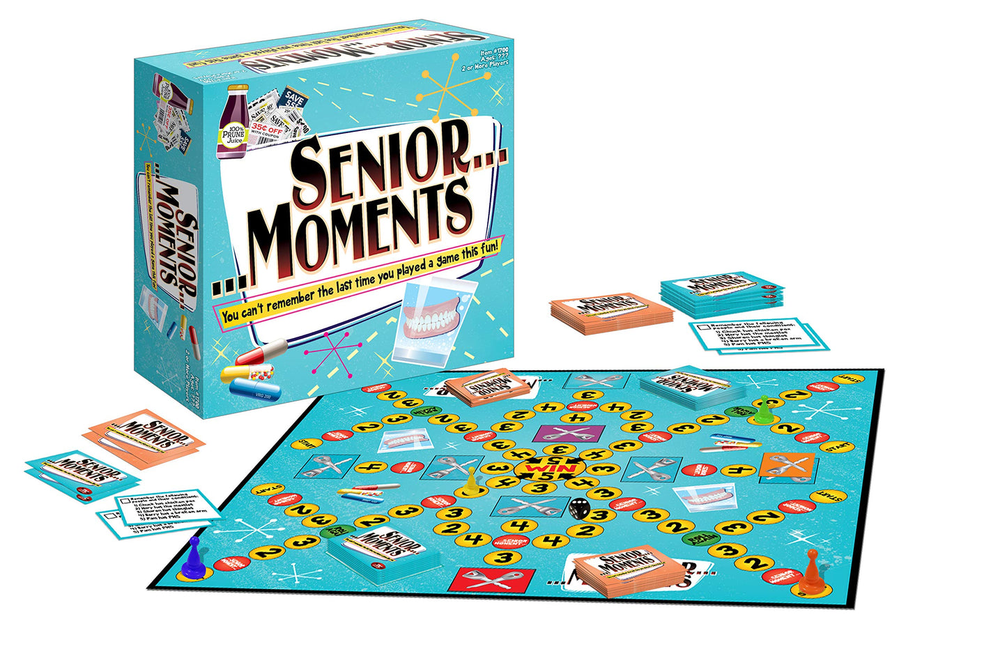 TDC Games Senior Moments Memory Game for Adults — 2+ Player Party Card Game