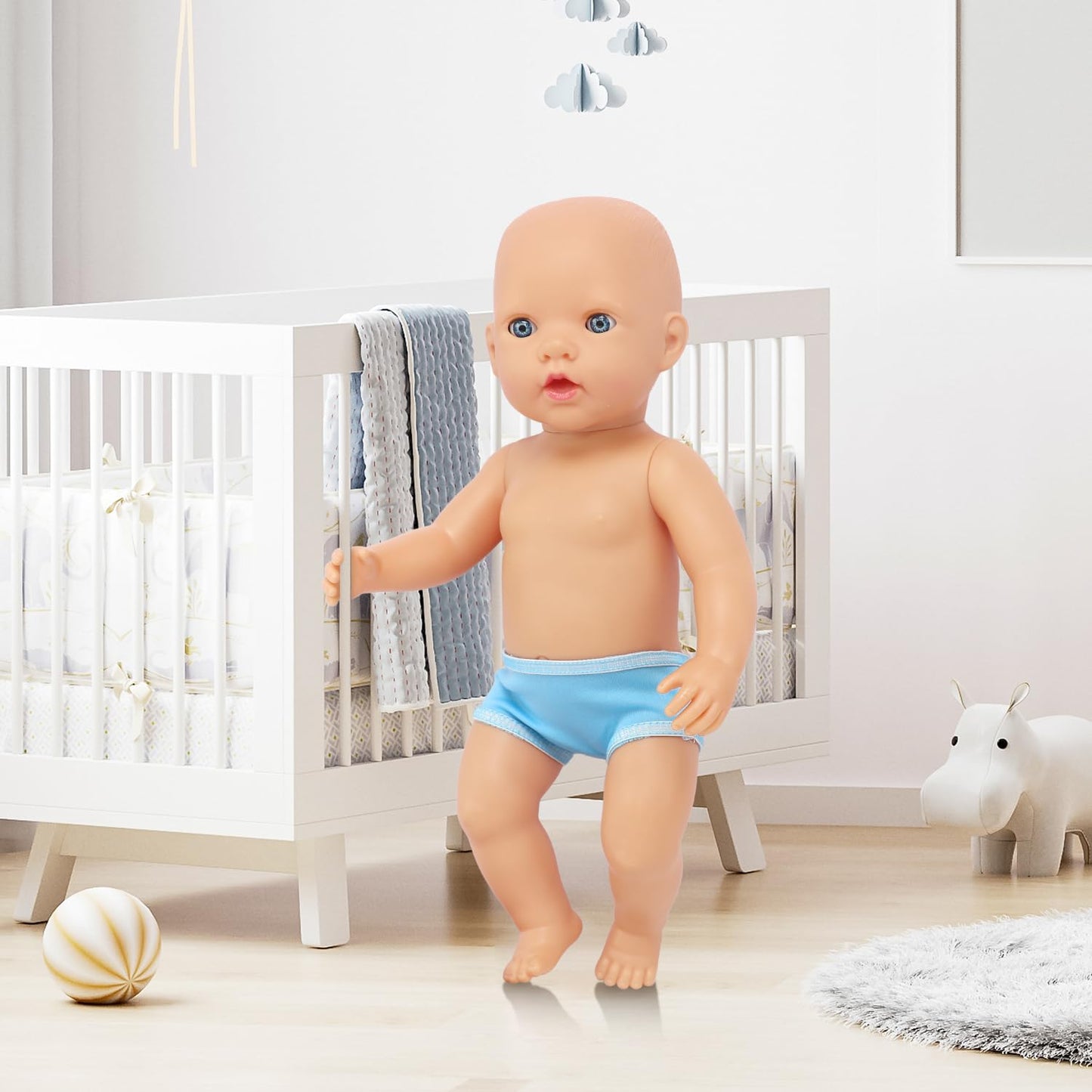 TDDS9 6-Pair Doll Underpants for 16-18 Inch Dolls - Fits Most Brands