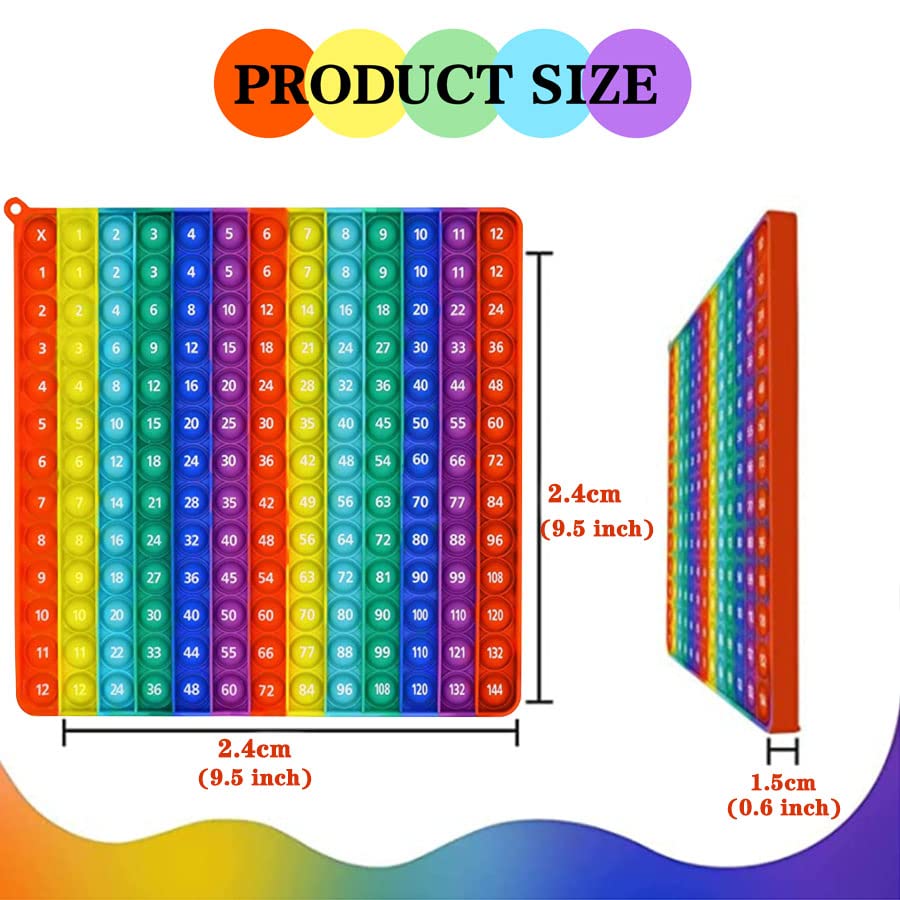 12x12 Multiplication Table Board – TDDTLA | Multiplication Game & Learning Toy