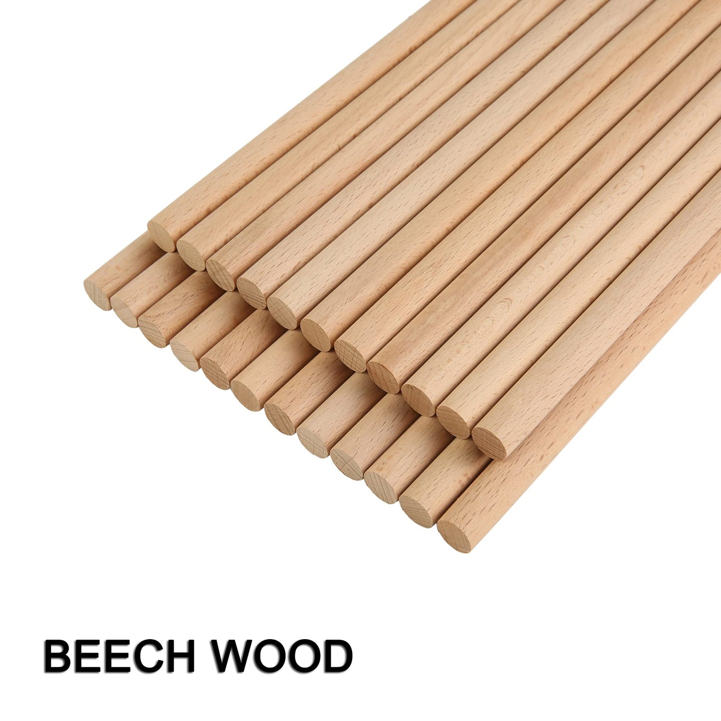 TDOCK 60 Pcs Rhythm Sticks for Kids Bulk – Natural Wood Lummi Sticks