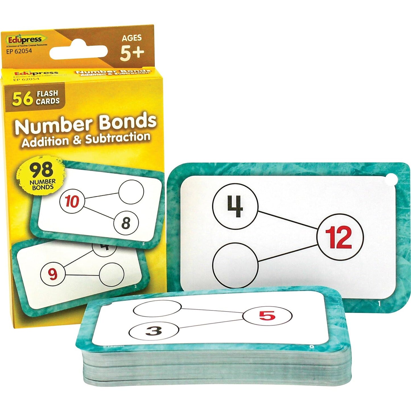 Teacher Created Resources Number Bonds Flash Cards - Addition & Subtraction (EP62054)