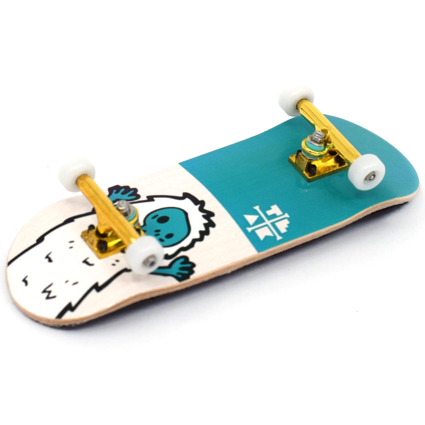 Teak Tuning 32mm Pro Fingerboard Complete – Teal Yeti, Pro Deck & Prodigy Trucks