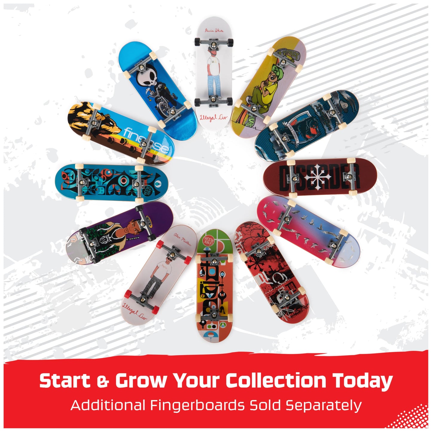 Tech Deck Powell Peralta Legends SK8Shop Bonus Pack: 8 Fingerboards, Ramp & Customization