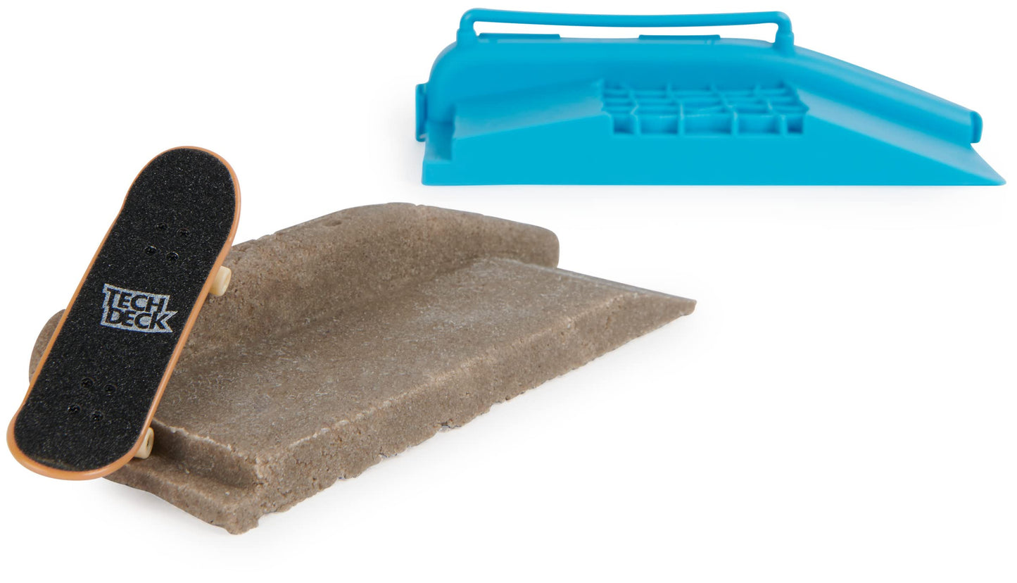 TECH DECK DIY Concrete Reusable Modeling Playset – Exclusive Enjoi Fingerboard Skatepark Kit