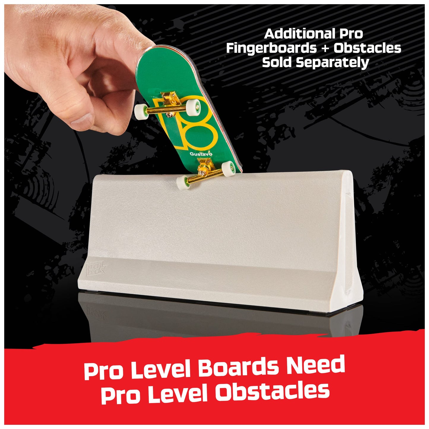 Tech Deck Plan B Pro Series Fingerboard with Storage Display | Authentic Mini Skateboards