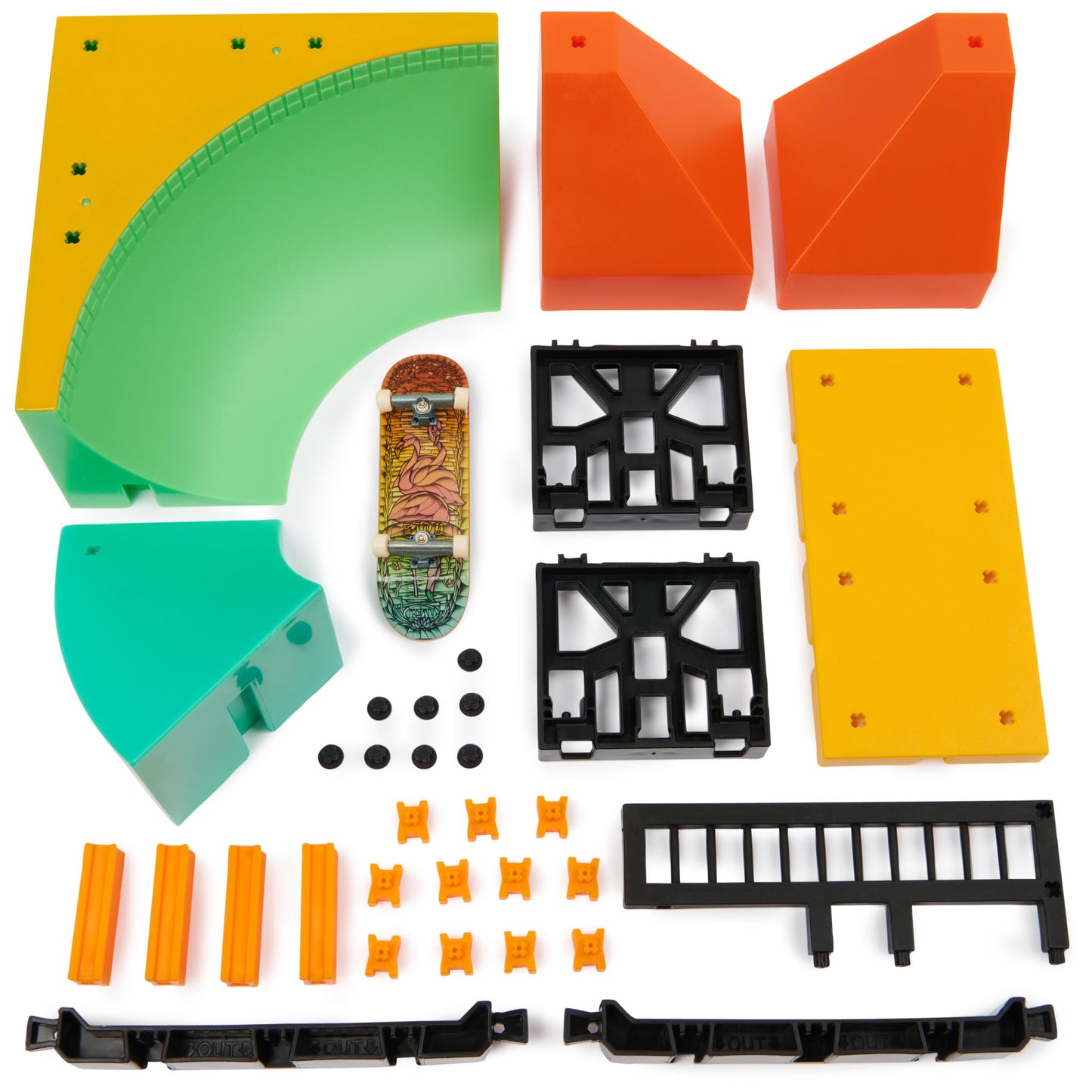 TECH DECK Quarter Bowl Ruckus X-Connect Park Creator – Customizable Fingerboard Park Set