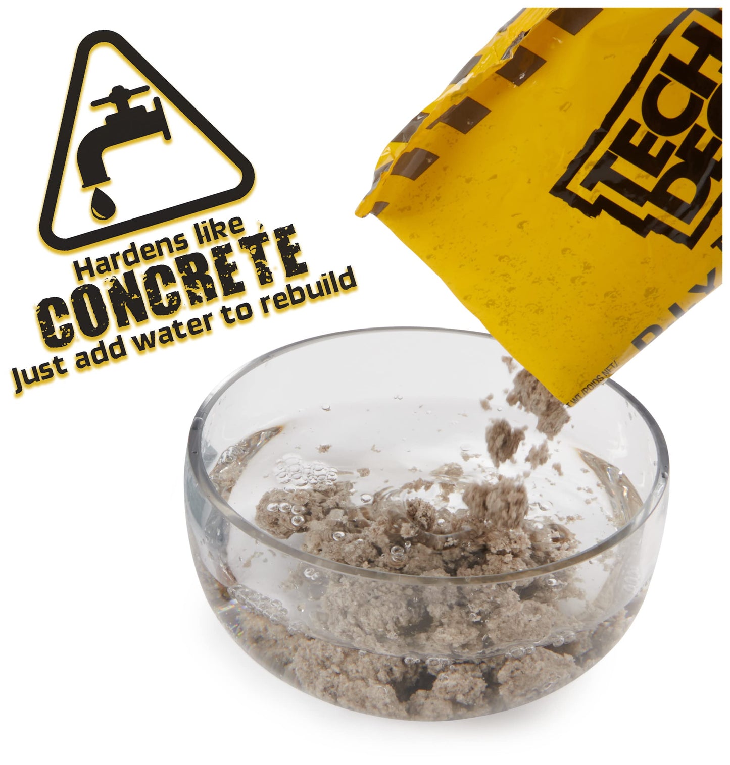 TECH DECK DIY Concrete Reusable Modeling Playset – Exclusive Enjoi Fingerboard Skatepark Kit