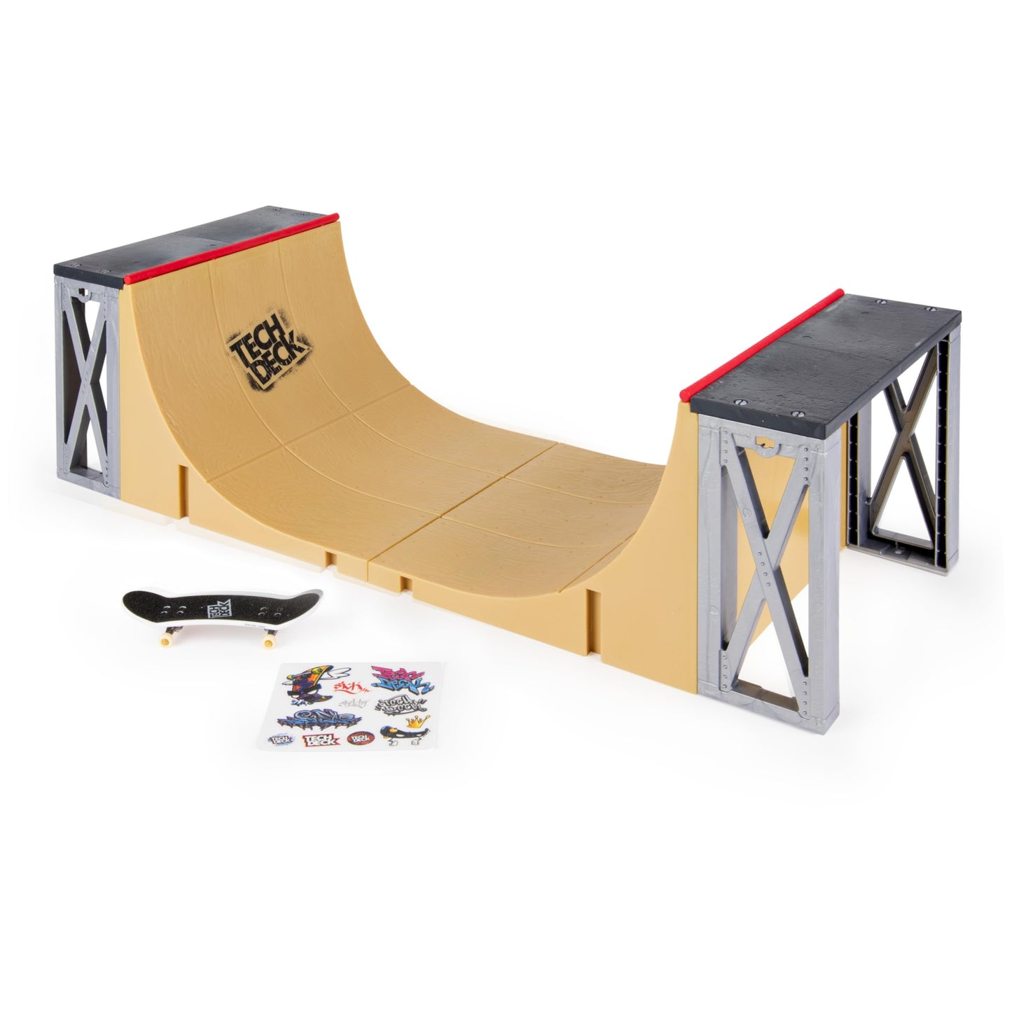 TECH DECK Ultimate 20-Inch Half-Pipe Ramp Playset with Exclusive Primitive Pro Fingerboard