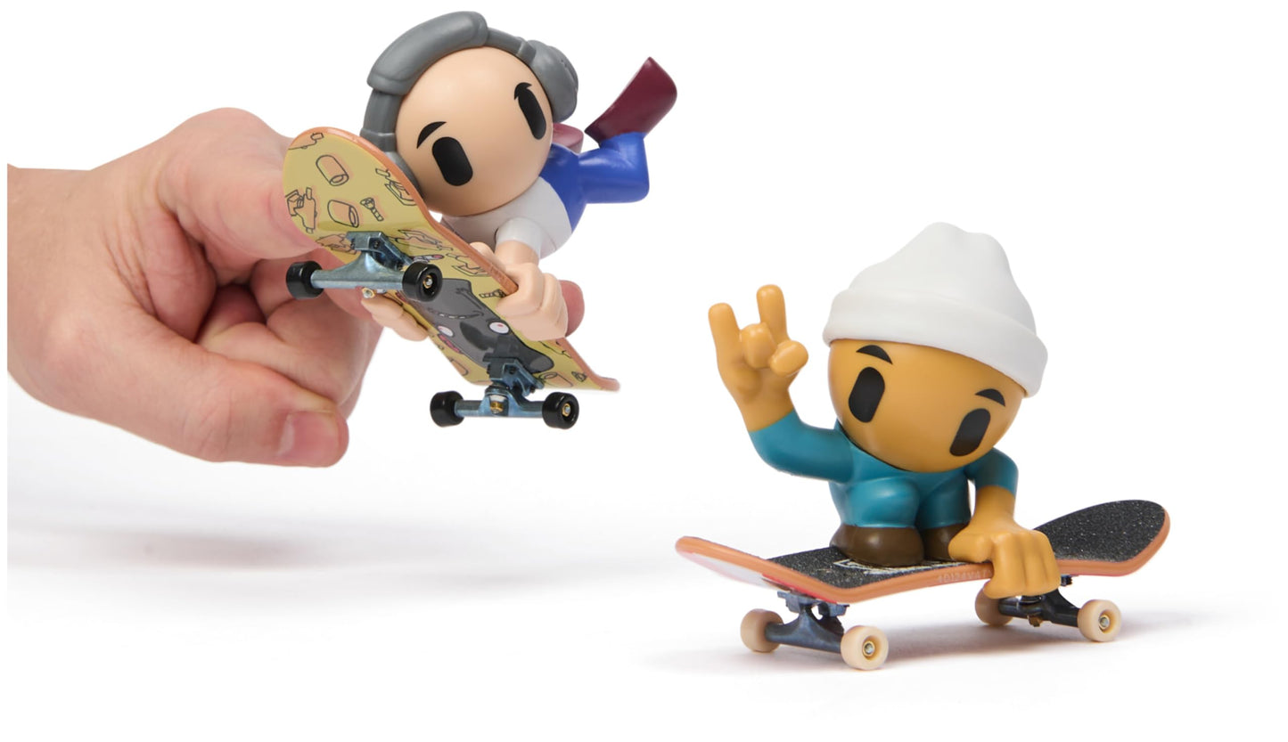 Tech Deck Sk8 Crew 2-Pack: Exclusive Fingerboards with Assistive Figures