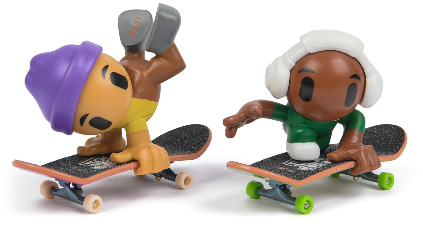 Tech Deck Sk8 Crew 2-Pack: Exclusive Fingerboards with Assistive Figures