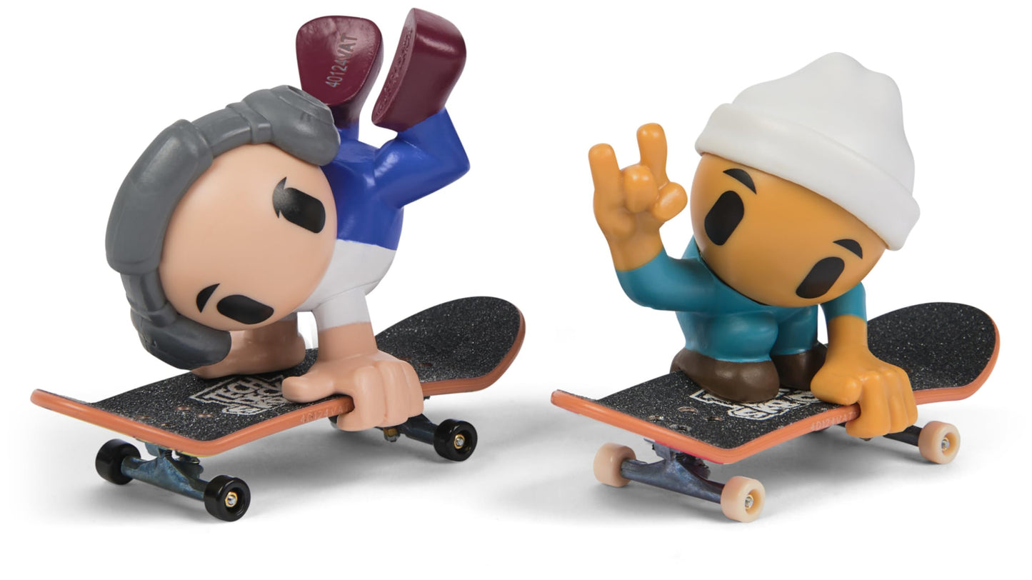Tech Deck Sk8 Crew 2-Pack: Exclusive Fingerboards with Assistive Figures