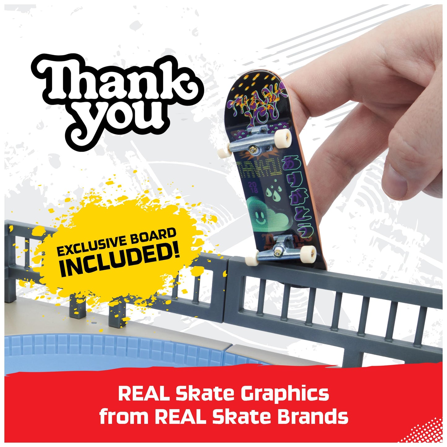 Tech Deck Daewon Mega Bowl X-Connect Park Creator – Customizable Fingerboard Ramp Set (Ages 6+)