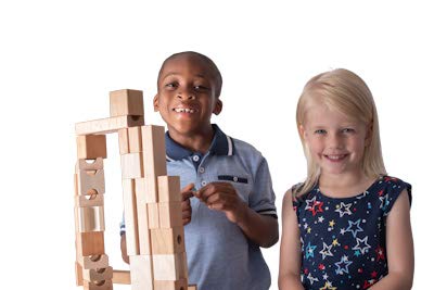 TEDCO Blocks & Marble Run for Kids 4+ | Handcrafted Hardwood Toy