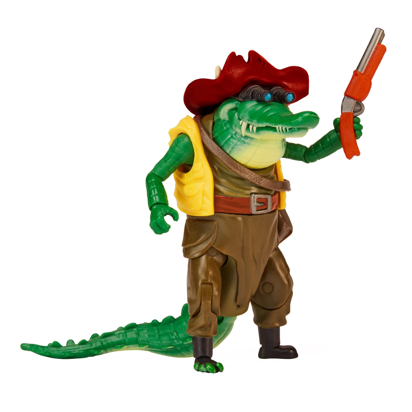 Teenage Mutant Ninja Turtles Leatherhead Mutant Mayhem 4.5-Inch Action Figure – Detailed Poseable Basic Figure for TMNT Fans and Kids 4-7 (Playmates 83294CO)