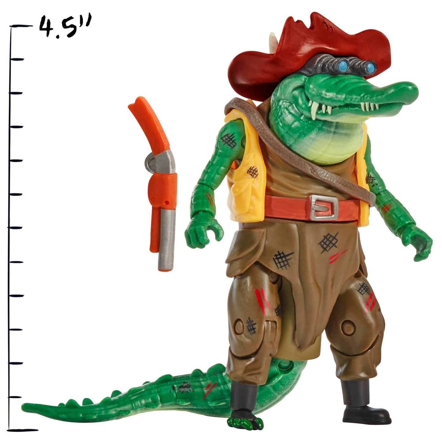 TMNT Michelangelo vs Leatherhead: 2-Figure Battle Diorama Set