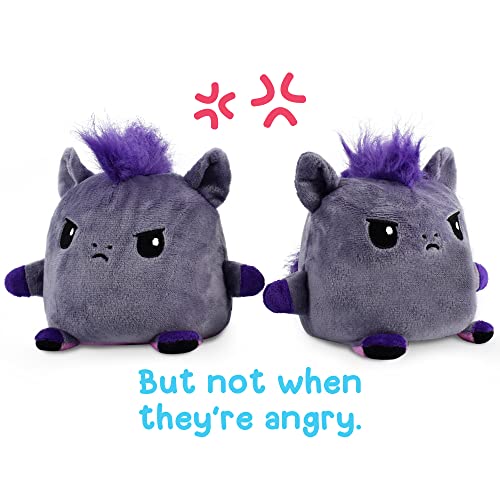 TeeTurtle Plushmates Horse & Unicorn — Reversible Plush That Holds Hands