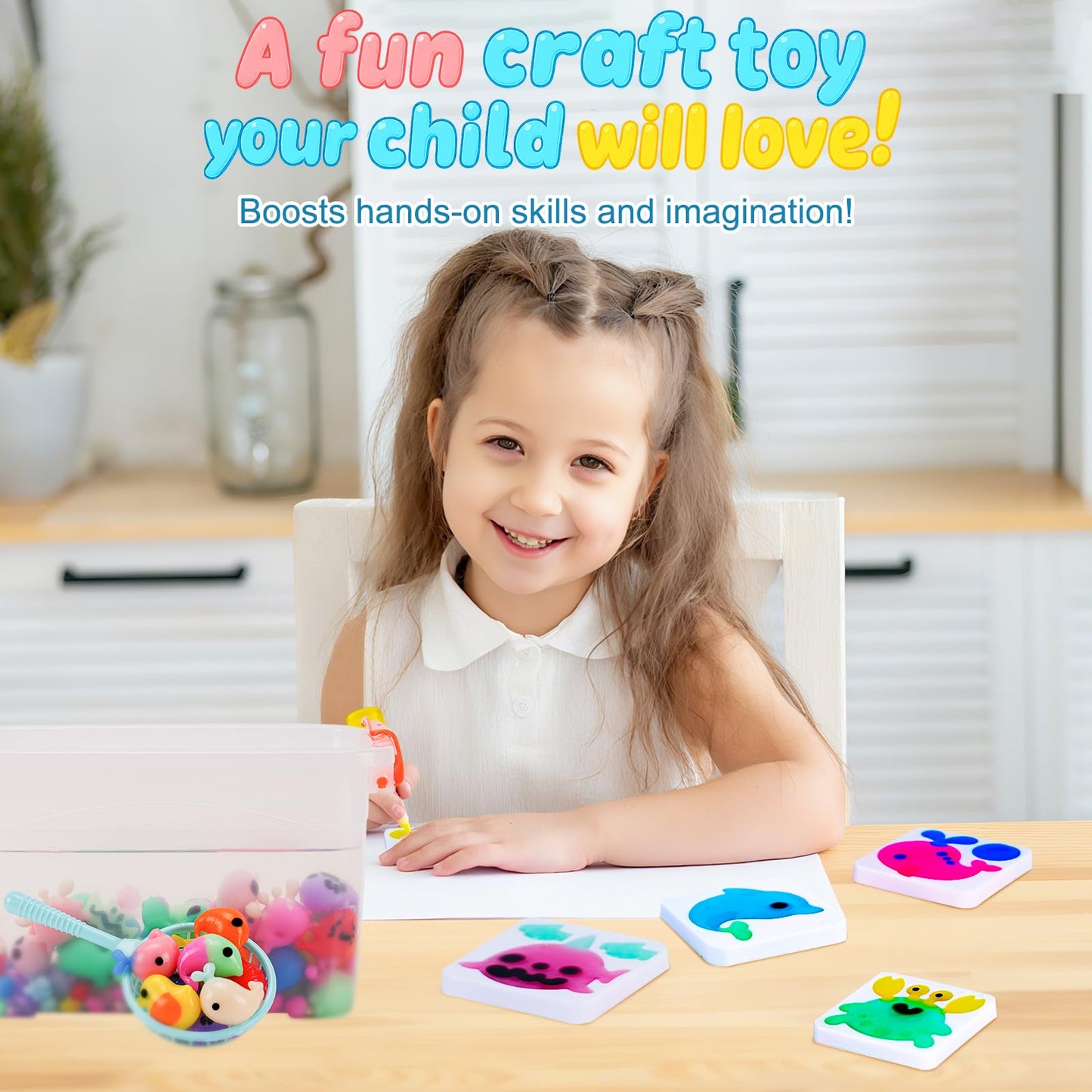 Teexpert Magic Water Elf Kit – DIY Aqua Fairy Water Pets Craft Toy for Kids Aged 3–12